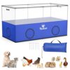 Foldable Pet Playpen for Small Animals