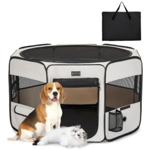 Foldable PETSFIT Cat Playpen with Anti-Leakage