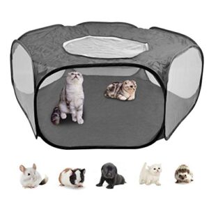 Foldable Pop-Up Pet Playpen for Small Animals