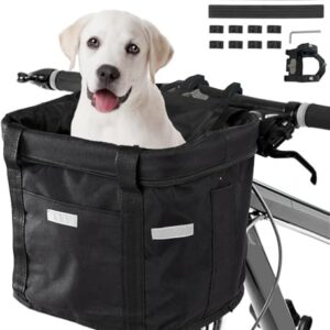 Foldable Waterproof Bike Basket with Handle