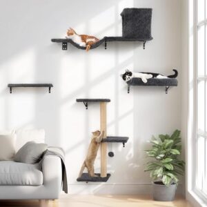 FUKUMARU 4-in-1 Cat Climbing Wall Set