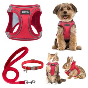 GAMUDA Reflective Small Dog Harness Set