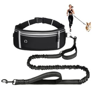Hands-Free Dog Running Lead with Waist Belt