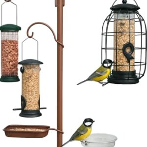 Hanging Bird Feeder Station with Dishes