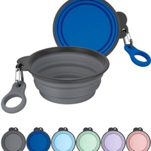 Heouvo Collapsible Dog Bowls with Carrier