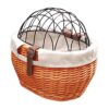 Honey Wicker Bike Basket for Pets