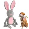Indestructible Grey Rabbit Dog Toy