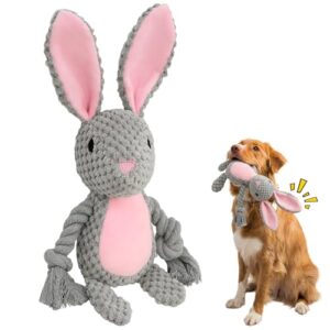 Indestructible Grey Rabbit Dog Toy
