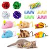 Interactive 14-Piece Cat Toy Set