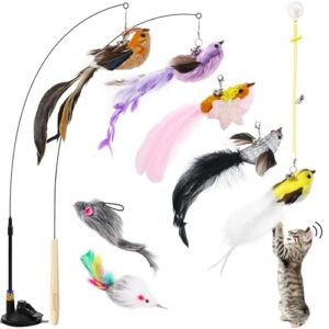 Interactive Bird Simulation Cat Toy Set