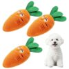 Interactive Carrot Plush Toys for Dogs