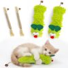 Interactive Cat Chew Toy Set for Dental Health