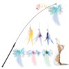 Interactive Feather Teaser Cat Toy