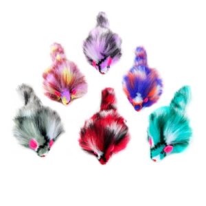 Interactive Furry Mouse Toys for Cats