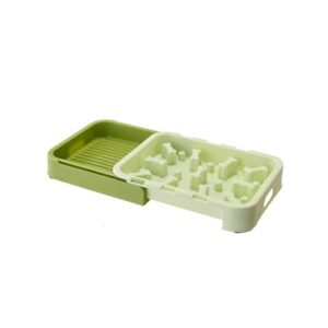 Interactive Slow Feeder Dog Bowl - Green