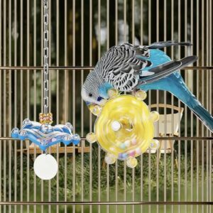 Interactive Windmill Roller Bird Toy Set