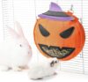 JanYoo Rabbit Hay Feeder Bag - Pumpkin