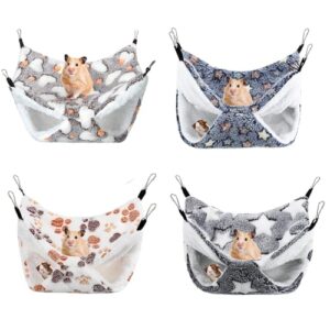 Jinavoty Double Layer Small Animal Hammock Set