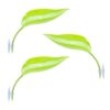 KxrTpx 3 Pack Leaf Terrarium Accessories