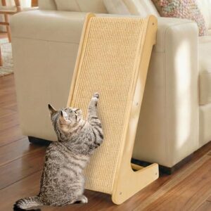L-Shaped Sisal Cat Scratching Post