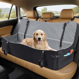 Large Dog Car Seat with Safety Belts