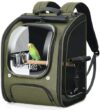 Large Parrot Travel Backpack with Bubble Window