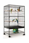 Large Rolling Bird Cage with Stand and Wheels
