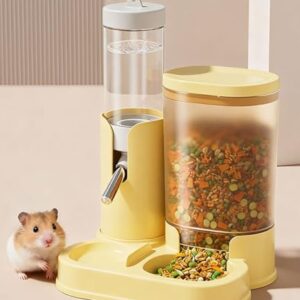 Leak-Proof Hamster Water Feeder Combo