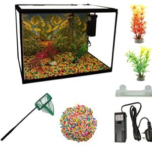 LED 26L Glass Aquarium Starter Kit