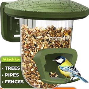 Mess-Free Outdoor Bird Feeder for Small Birds