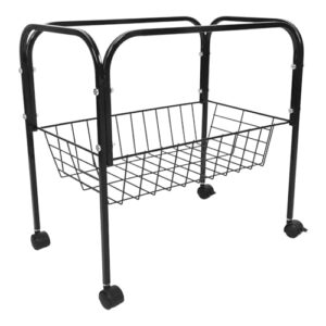 Mobile Metal Birdcage Stand with Wheels