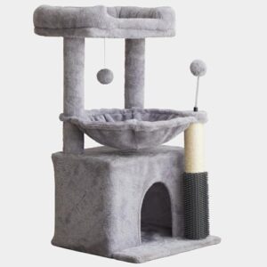 Multi-Level Cat Tree with Hammock and Scratching Posts