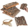 Natural Bark Reptile Hideout & Climbing Decor