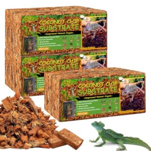 Natural Coconut Chip Substrate for Reptiles