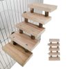 Natural Wooden Climbing Bridge for Small Pets