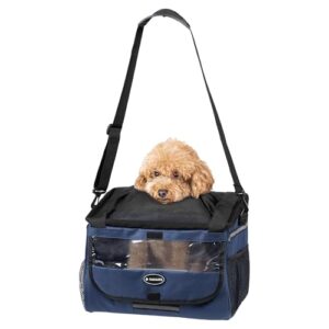 Navaris Bike Pet Carrier for Small Dogs