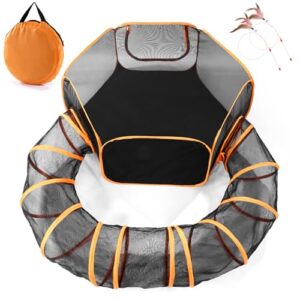 Odoland Large Pet Tunnel Playpen for Small Animals