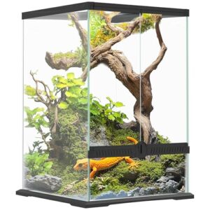 PawHut 40L Glass Reptile Terrarium