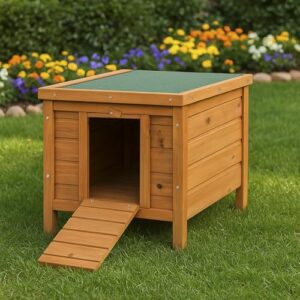 Pet Vida Wooden Rabbit and Guinea Pig Hutch