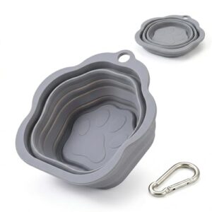Portable Collapsible Dog Bowl for Outdoors