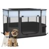 Portable Foldable Pet Playpen for Indoor/Outdoor