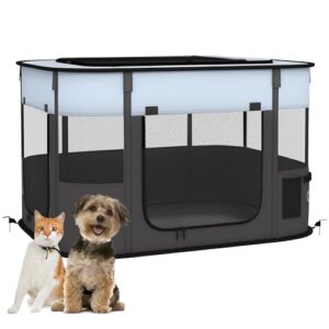 Portable Foldable Pet Playpen for Indoor/Outdoor