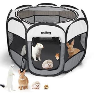 Portable Foldable Pet Playpen for Indoors Outdoors
