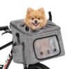 Portable Pet Bike Basket Carrier for Small Dogs