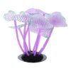 Purple Glowing Silicone Coral for Aquariums
