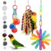 QUOZUO 4-Pack Small Bird Toys Set