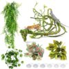 QUOZUO Reptile Terrarium Plant Decor