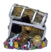 Realistic Treasure Chest Aquarium Ornament