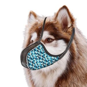 Reflective Soft Mesh Dog Muzzle XXL