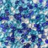 Sky Blue Decorative Glass Pebbles - 800 Pieces
